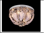 Люстра "зерк.круг.лепест. D=450" LED-Blu светильник потолочный 7180/6Y d450*235 E14 BL