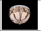 Люстра "зерк.круг.лепест. D=450" LED-White светильник потолочный 7183/6Y d450*250 E14 WT
