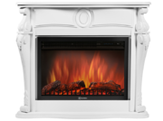 Камин  2.0кВт бел.  97х112х32 Портал Ovatio 30 Белый + Очаг электрический Electrolux EFP/P-3020LS