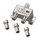 Разветвитель Rexant splitter на 2TV +3 штF   Silver в коробке 05-6101