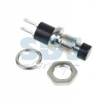 Выключатель-кнопка  металл 220V 2А (2с) (ON)-OFF 7.2  красная  Micro (RWD-301, PBS-10B) REXANT (1/100)