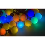 Гирлянда LED - шарики RGB d30мм 5м