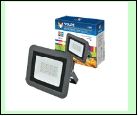 С/д прожектор  30Вт RGB UNIEL . черн. прожектор ULF-Q511 /RGB IP65 220-240В BLACK  Мультиколор Корпус черный TM Volpe, шк 5999558319533(Без пульта)