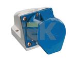 Розетка силовая 113стац. 16А 220В IP44 (1ф+зем.) ИЭК/ЭКФ