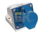 Розетка силовая 115стац. 16А 380В IP44 (3ф+зем.+0) ИЭК/ЭКФ