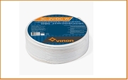 КВК-В 2x0.75 внутр. белый комбинированный для видеонаблюдения Vinon 3C-2V/DC W