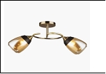 Люстра "рожки разн. 2" .. светильник потолочный 78595/2 (10) AB E27 510*210*260