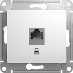 Глосса перл. Роз. комп. RJ45 Schneider GLOSSA 