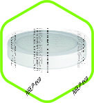 Св. комн. LED круг  12,0Вт бел. 4000K IP40 ASD 4690612010632 .D=170mm светильник Панель светодиод NRLP-eco 12Вт круг 840Лм  мат с эпра D170 рамка ая  